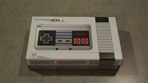 Nintendo 3DS XL (NES Edition) Unboxing - YouTube