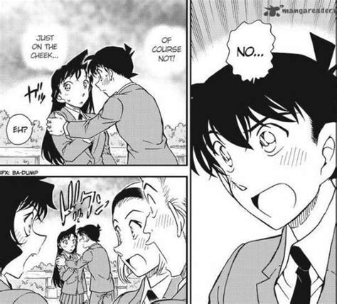 Detective Conan File 1005 Ran Shinichi Kiss | Detektiv conan, Conan, Kaito