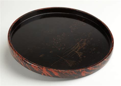 Tray Set - Tray, 'Urushi' Japanese Lacquerware, 1918