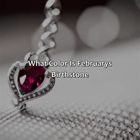 What Color Is February'S Birthstone - Branding Mates