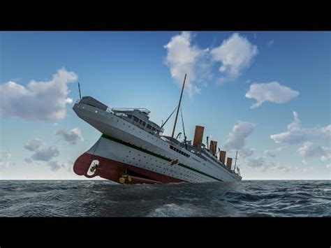 HMHS Britannic Sinking Animation - YouTube