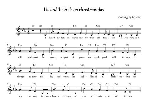 I Heard the Bells on Christmas Day : Singing Bell