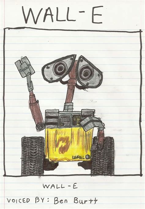 Wall-E | Wall e, Fan art, Cartoon