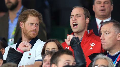 Rugby World Cup: Prince Harry laughs off 'that look' at England vs Wales game | ITV News