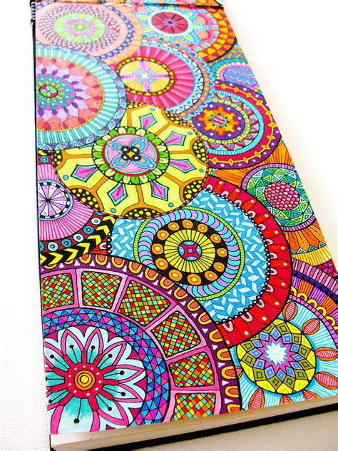 Coloured Doodle | by Hello Angel Creative Zentangle Art, Zentangle ...