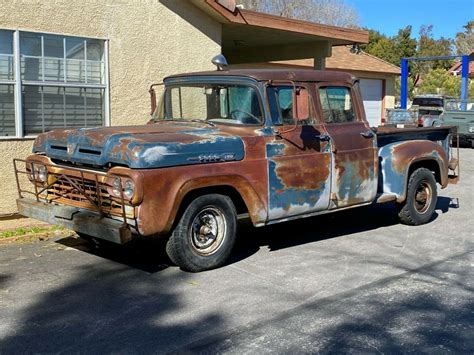 1960 Ford F250 Crew Cab Patina for sale: photos, technical specifications, description