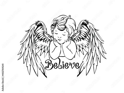 Baby Angel Wings Drawings