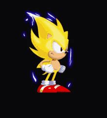Classic Super Sonic Super Sonic Sticker - Classic Super Sonic Super sonic Sonic the hedgehog ...