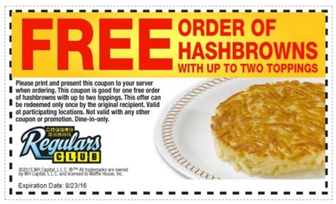 Waffle House Coupons