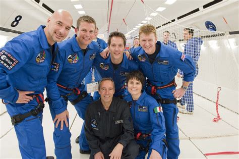 ESA - ESA astronauts before parabolic flight aboard the Airbus A300 Zero-G