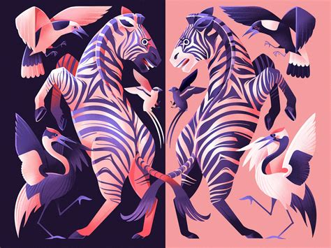 'Contrast' - Procreate Art Prize Entry by Rebecca Mills on Dribbble