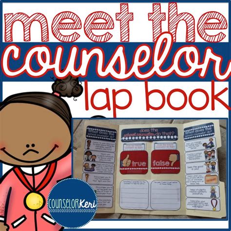 Meet the Counselor Lap Book for Elementary School Counseling – Counselor Keri