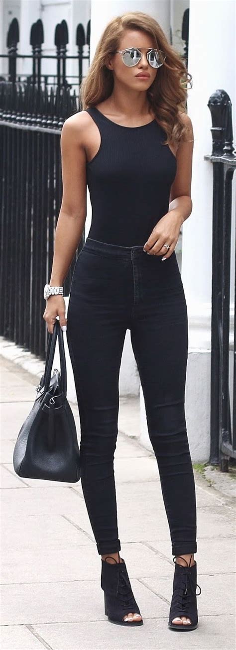 All black outfits black women on Stylevore