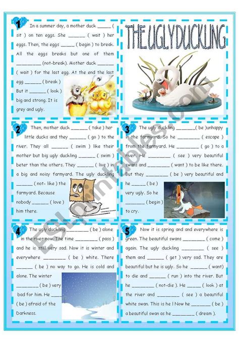 THE UGLY DUCKLING - ESL worksheet by lady_gargara