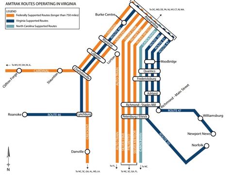 Virginia has a subway-style Amtrak map – Greater Greater Washington