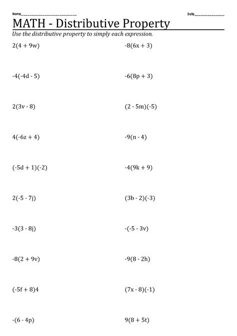 Foil Method Worksheet - Printable Word Searches