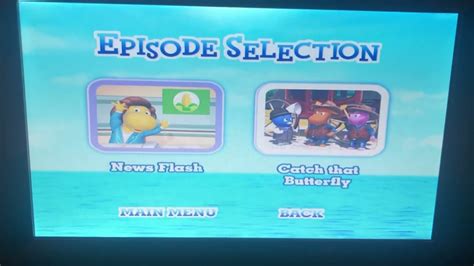 The Backyardigans Into The Deep 2007 DVD Menu Walkthrough - YouTube