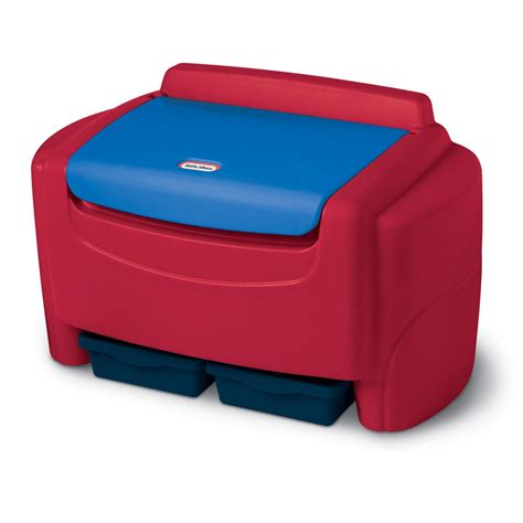 Little Tikes Sort 'N Store Kids Toy Storage Chest, Red and Blue - Walmart.com - Walmart.com