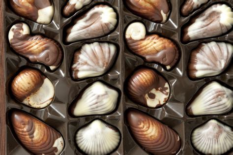 Box of luxury chocolate candy - Free Stock Image