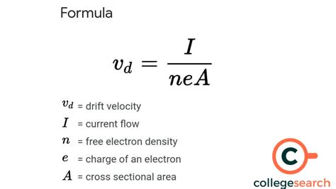 Drift Velocity Formula: Characterization, Net Velocity of Electron, How to Calculate, Relation ...