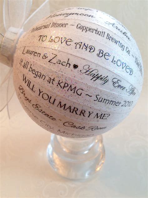 Personalized Wedding Ornament Wedding Invitation Ornament