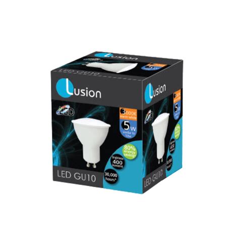 5W Non-Dimmable Warm White GU10 SMD LED Bulb