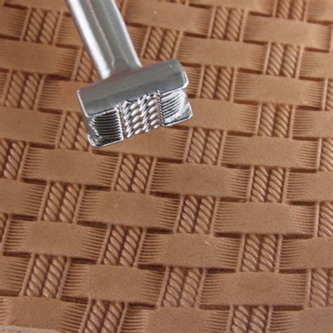 Double Rope Basket Weave Stainless Steel Stamp - Pro Leather Carvers