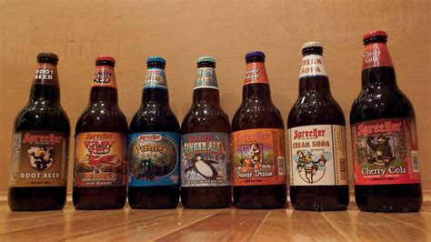 the sprecher soda lineup | the diet root beer is conspicuous… | Flickr