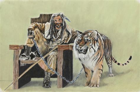 King Ezekiel And Shiva Drawing by Jeanne Fischer - Fine Art America