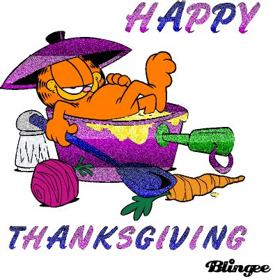 Garfield Happy thanksgiving Picture #101794721 | Blingee.com