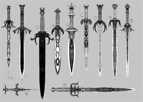 Artstation Swords Sketches – NBKomputer