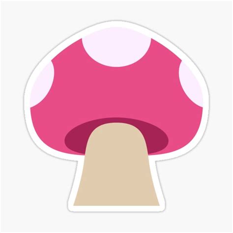 "Emoji Mushroom" Sticker by roarr | Redbubble