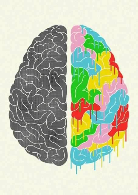 The creative mind. | Brain art, Magazine web design, Prints