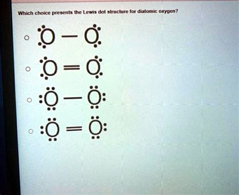 Single Oxygen Lewis Structure