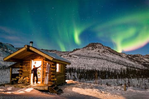 Log cabins | Alaska, Northern lights, Alaska photos