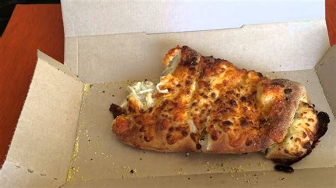 Domino's STUFFED CHEESY BREAD Review - YouTube