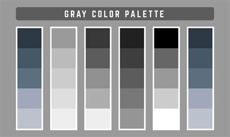 Color Palette Gray Vector Art, Icons, and Graphics for Free Download