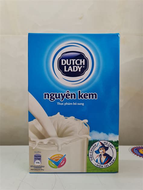 [HỘP GIẤY 400g] SỮA BỘT NGUYÊN KEM CÔ GÁI HÀ LAN [VN] DUTCH LADY Whole ...