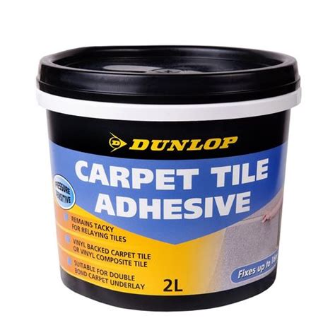 Dunlop 2L Pressure Sensitive Carpet Tile Adhesive - Bunnings Australia