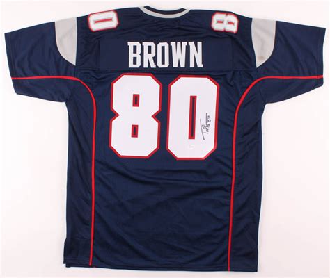 Troy Brown Signed Jersey (JSA COA) | Pristine Auction