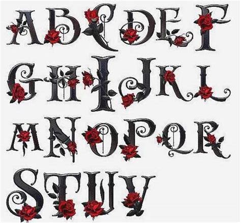 Graffiti Alphabet Letters A-Z Gothic Rose || Graffiti Tutorial