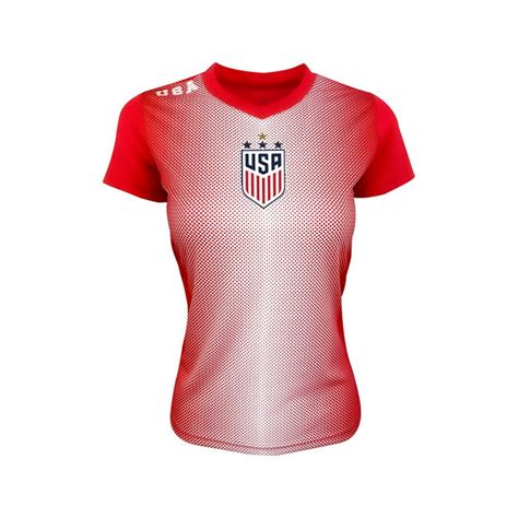 USA Women's Soccer Jersey (Girls And Women) Licensed US Women's ...