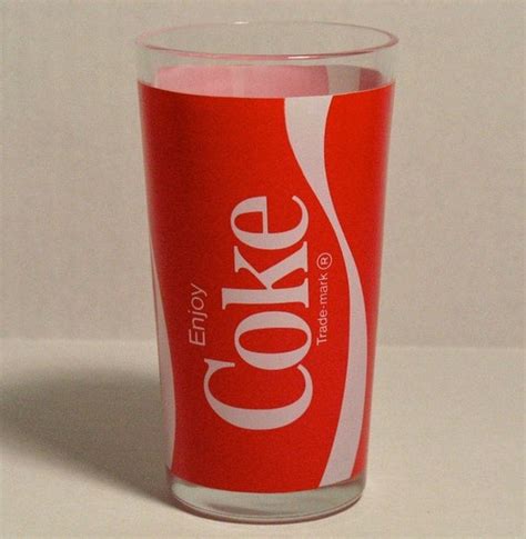 vintage cup: NEW 733 VINTAGE COCA COLA GLASS CUP