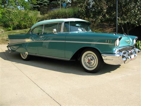 57 Chevy Belair 2 door hardtop - Restored - Beautiful - Vintage - retro - SHARP - Classic ...