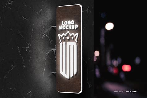 Signage Logo Mockup Graphic by Wudel Mbois · Creative Fabrica