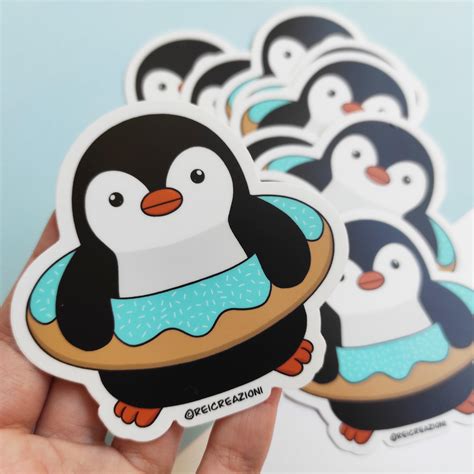 I drew these penguin stickers : r/Kawaii