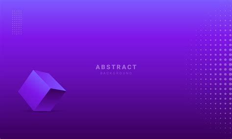 Purple gradient design with 3d shape 1229542 Vector Art at Vecteezy