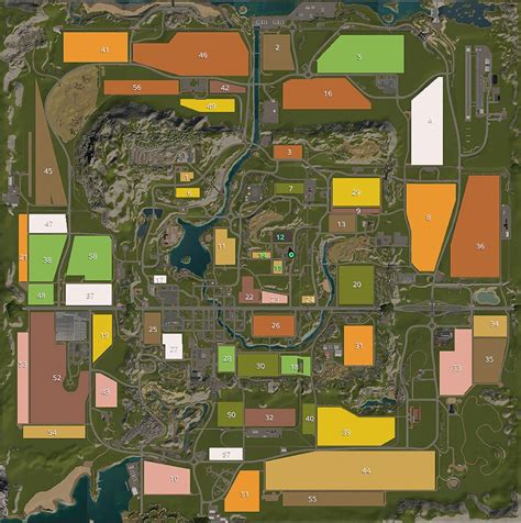 Download FS19 Mods • Valley Crest Farm (4X) Mod Map 1.1