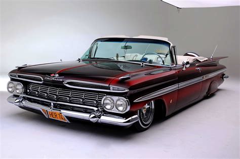 4 1959 Chevrolet Impala Convertible HD Wallpapers | Background Images - Wallpaper Abyss