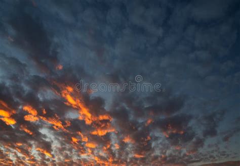 Red Sky at Morning, during Sunrise Stock Image - Image of dramatic ...